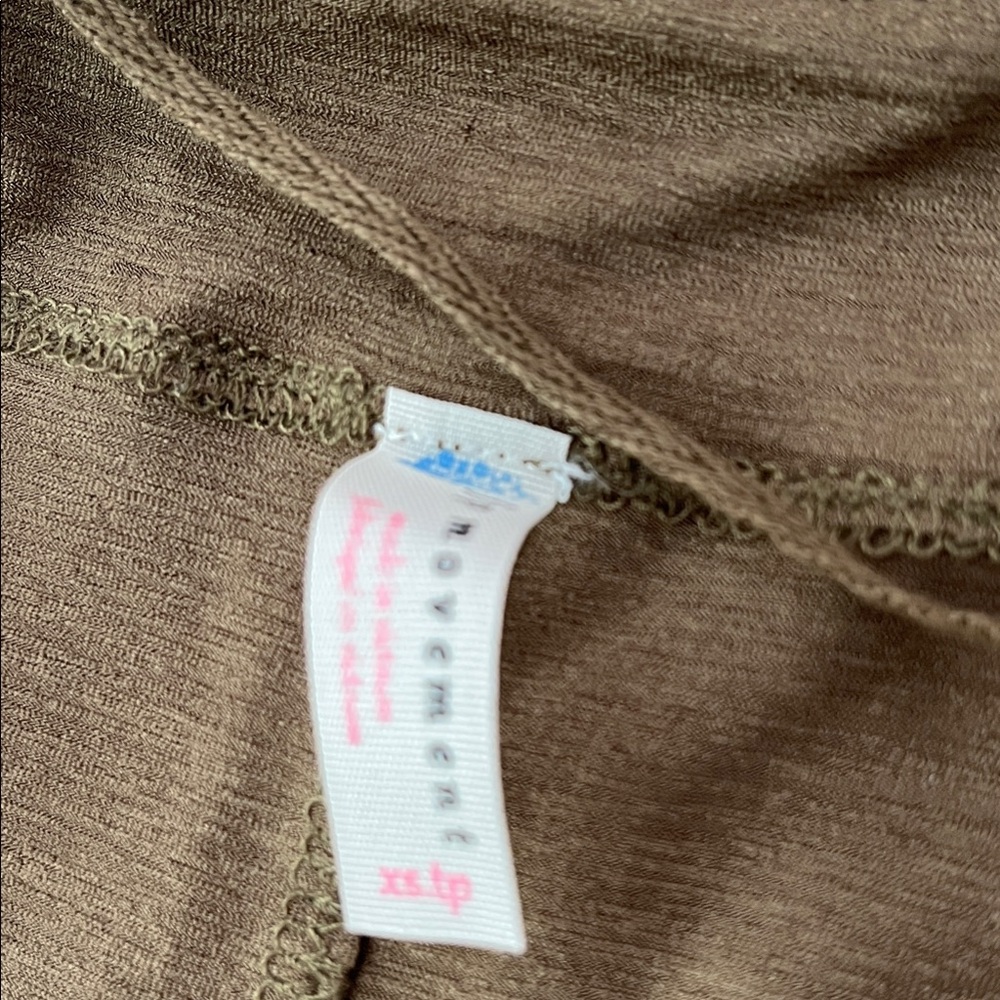 FP movement olive green Women's Top, size XS - Picture 8 of 10
